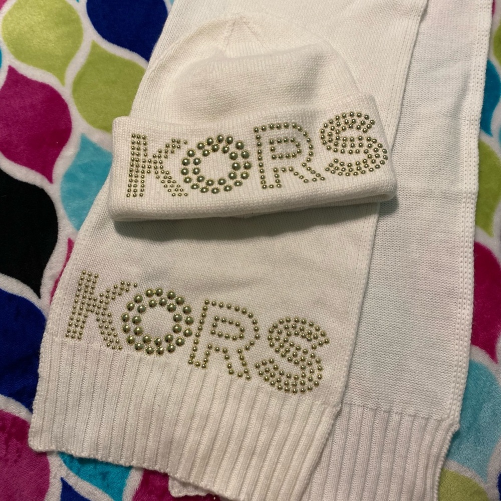 Michael Kors Hat and Scarf set